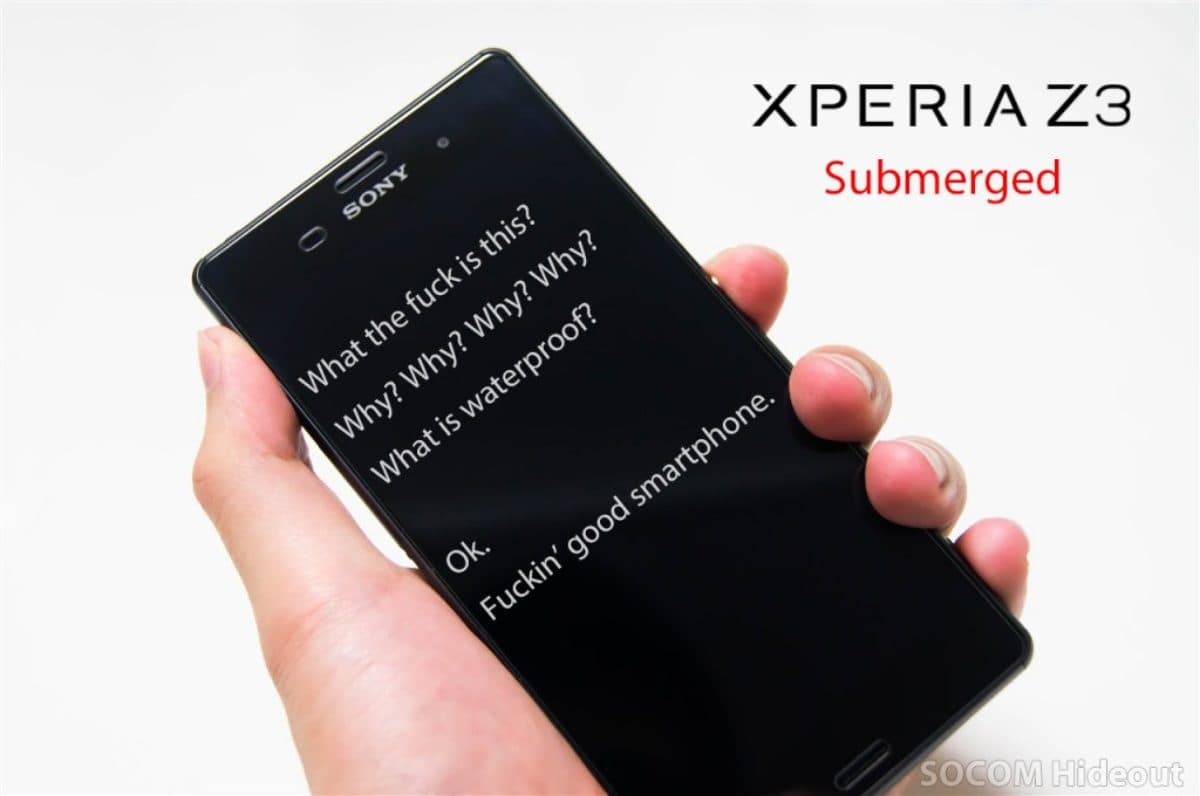 Sony Xperia Z3（SOL26）が防水なのに水没して死亡 | SOCOMの 