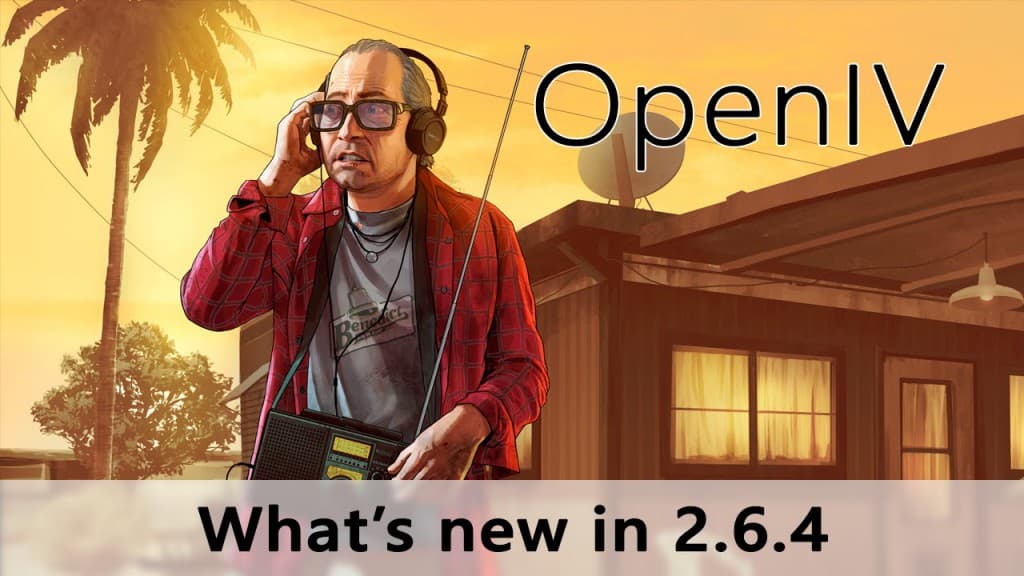 GTA5 PC版 Open IV(2.6.4)公開。今度は音声ファイル再生に対応