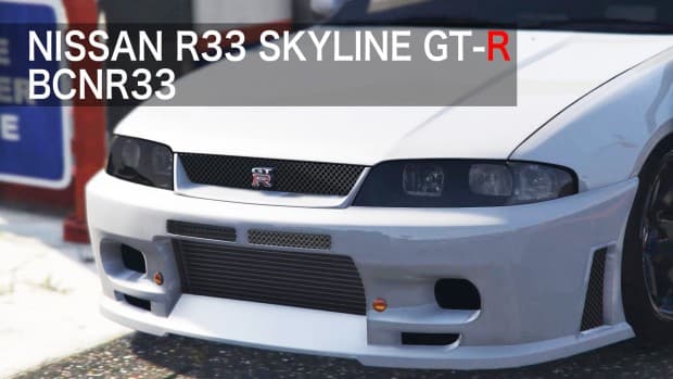 GTA5 PC版 日産 R33 SKYLINE GT-R(BCNR33)のMODが登場