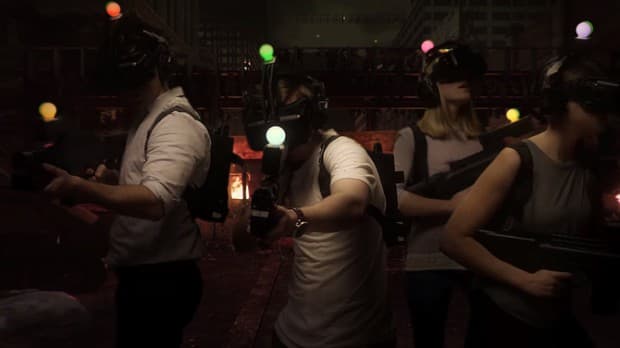 FPSゲームの世界に入ってプレイ出来るVR施設「Zero Latency VR」