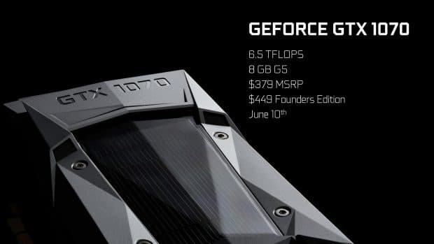5万円代のGeForce GTX 1070はGTX970より低消費電力でGTX TITAN Xより高性能！