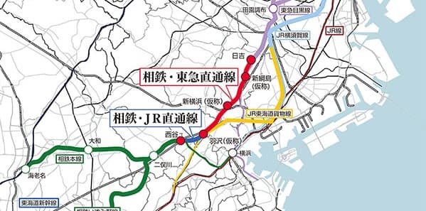 横浜と東京を直結する相鉄直通新線が１～３年延期決定！コレで2回目の延期