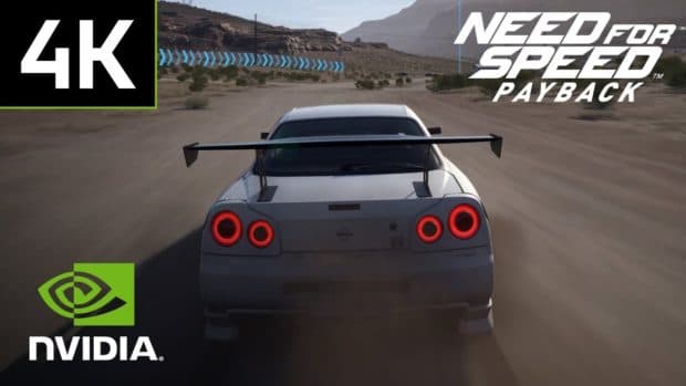 「Need for Speed Payback」プレイ動画公開！R34 スカイラインGT-Rで爆走レース