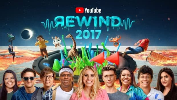 2017年を振り返る「YouTube Rewind 2017」公開！今年の動画はかなり不評