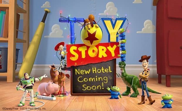 新しいディズニーホテルが2021年開業予定 映画「トイ・ストーリー」シリーズをテーマとする内外装