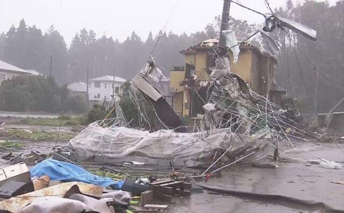 千葉県市原市で竜巻発生！建物が崩壊しグチャグチャで子供含む4人けが